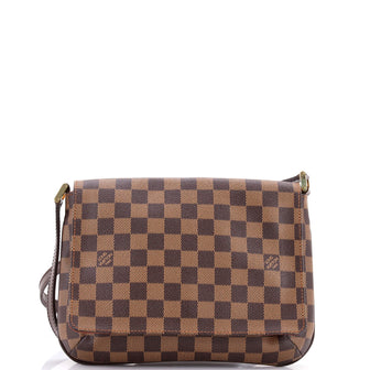 Louis Vuitton Musette Tango Handbag Damier