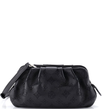 Louis Vuitton Scala Pouch Bag Mahina Leather Mini