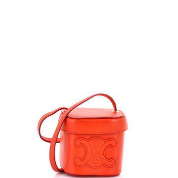 Celine Cuir Triomphe Box Bag Leather Small