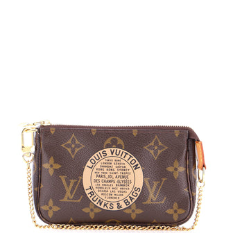 Louis Vuitton Pochette Accessoires Limited Edition Monogram Canvas Mini