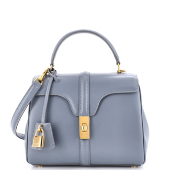 Celine 16 Top Handle Bag Smooth Calfskin Small