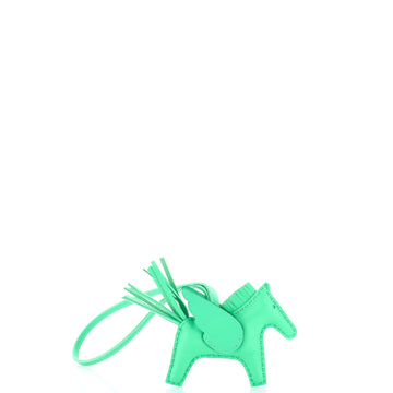 Hermes Monochrome Pegase Rodeo Bag Charm Leather PM