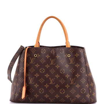 Louis Vuitton Montaigne Handbag Monogram Canvas MM