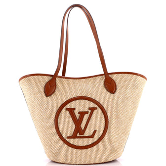 Louis Vuitton Saint Jacques NM Handbag Raffia and Leather