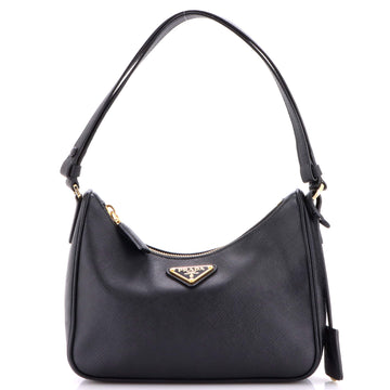 Prada Re-Edition Hobo Saffiano Leather Mini