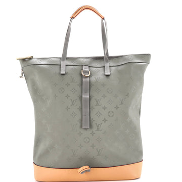 Louis Vuitton Zipped Tote Limited Edition Titanium Monogram Canvas