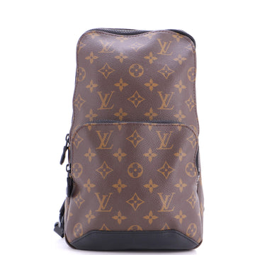 Louis Vuitton Avenue Sling Bag Macassar Monogram Canvas