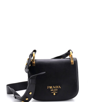 Prada Pionniere Saddle Crossbody Bag City Calfskin Small