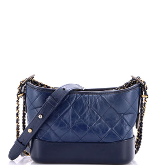 Chanel Gabrielle Hobo Quilted Aged Calfskin Small