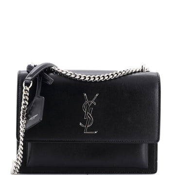 Saint Laurent Sunset Crossbody Bag Leather Medium
