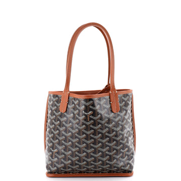 Goyard Anjou Reversible Tote Coated Canvas Mini