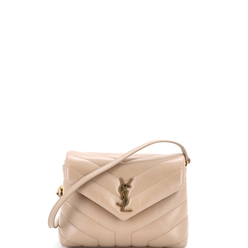 Saint Laurent Loulou Shoulder Bag Matelasse Chevron Leather Toy