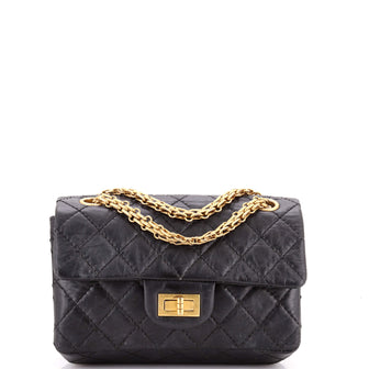 Chanel Reissue 2.55 Flap Bag Quilted Aged Calfskin Mini