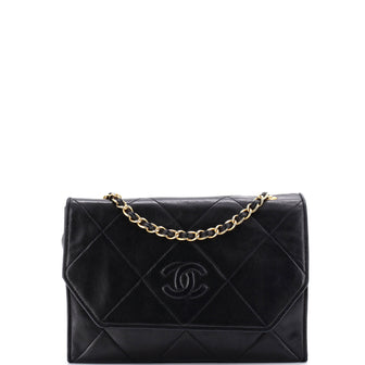 Chanel Vintage Classic Single Flap Bag Quilted Lambskin Small