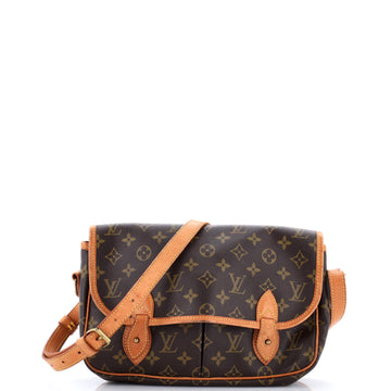 Louis Vuitton Sac Gibeciere Messenger Bag Monogram Canvas MM