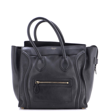 Celine Luggage Bag Smooth Leather Micro