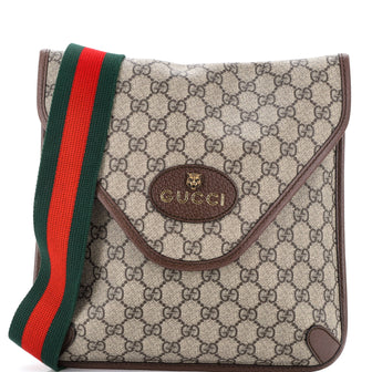 Gucci Neo Vintage Envelope Messenger GG Coated Canvas Medium