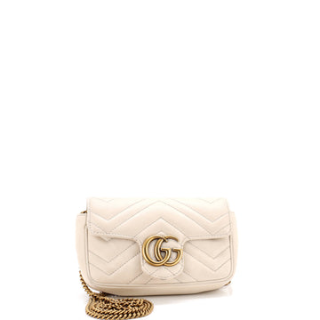 Gucci GG Marmont Flap Bag Matelasse Leather Super Mini