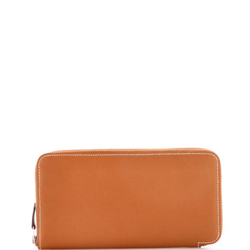 Hermes Azap Zip Around Wallet Silk'in Epsom Long