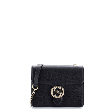 Gucci Interlocking Shoulder Bag Leather Small