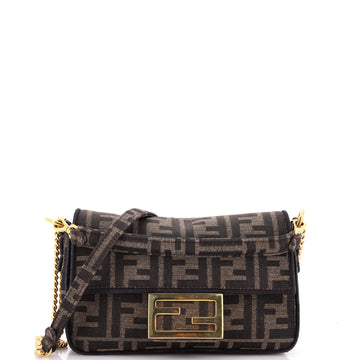 Fendi Baguette NM Bag Zucca Canvas Mini