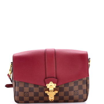 Louis Vuitton Clapton Handbag Damier and Leather PM