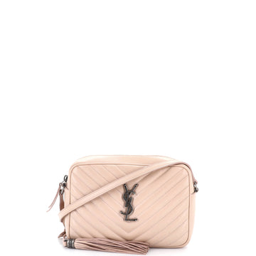 Saint Laurent Lou Camera Bag Matelasse Chevron Leather Small
