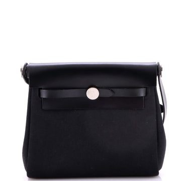 Hermes Herbag Zip Toile and Leather 20