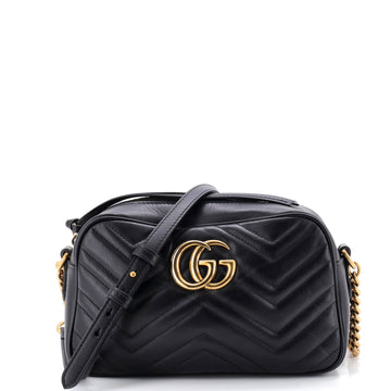Gucci GG Marmont Shoulder Bag Matelasse Leather Small