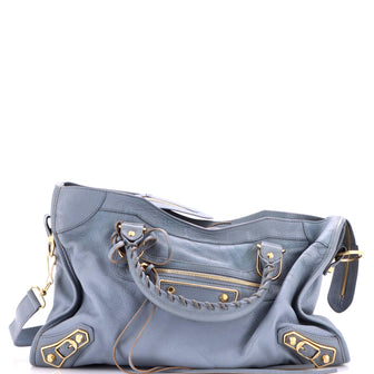 Balenciaga City Classic Metallic Edge Bag Leather Medium