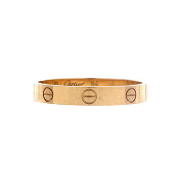 Cartier Love Wedding Band Ring 18K Yellow Gold