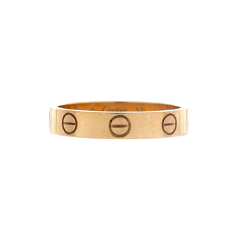 Cartier Love Wedding Band Ring 18K Yellow Gold