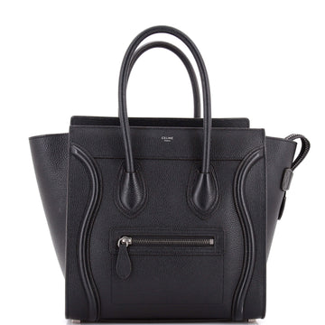 Celine Luggage Bag Grainy Leather Micro