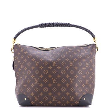 Louis Vuitton Triangle Softy Bag Reverse Monogram Canvas