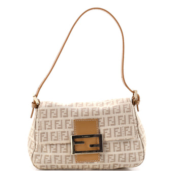 Fendi Mama Forever Bag Zucchino Canvas Mini
