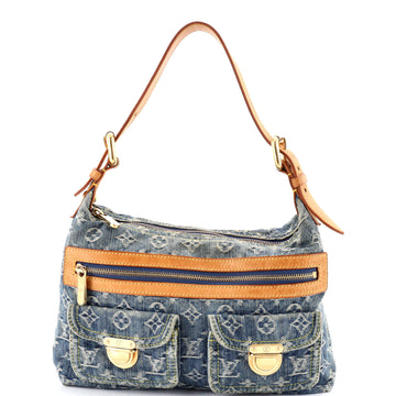 Louis Vuitton Baggy Handbag Denim PM