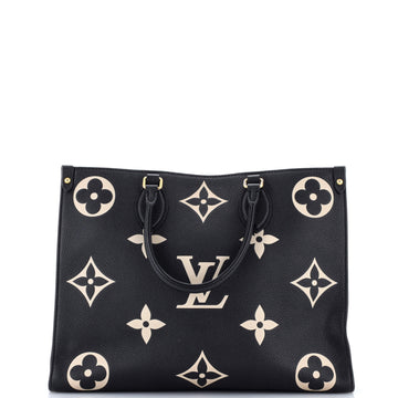 Louis Vuitton OnTheGo Tote Bicolor Monogram Empreinte Giant MM