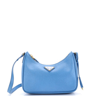 Prada Re-Edition Hobo Saffiano Leather Mini