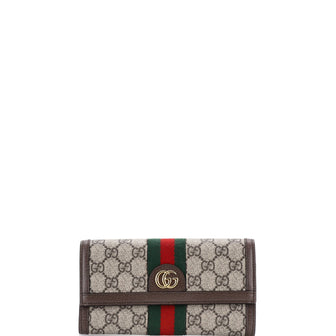 Gucci Ophidia Continental Wallet GG Coated Canvas