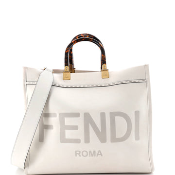 Fendi Sunshine Shopper Tote Leather Medium