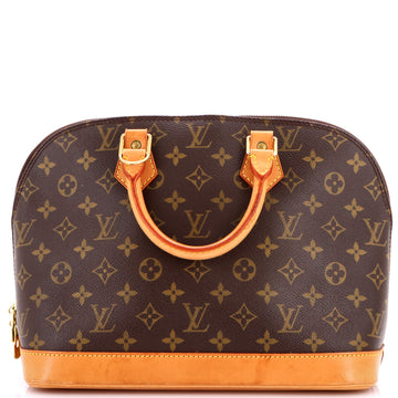 Louis Vuitton Alma Handbag Monogram Canvas PM