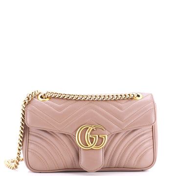 Gucci GG Marmont Flap Bag Matelasse Leather Medium