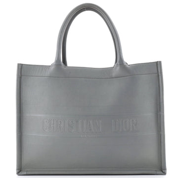 Christian Dior Book Tote Embossed Leather Medium