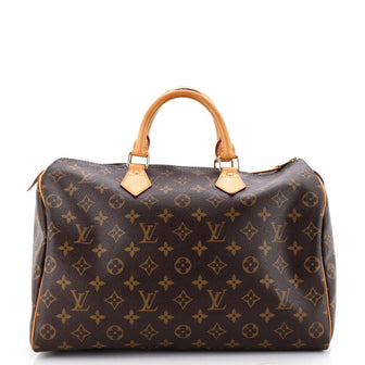 Louis Vuitton Speedy Handbag Monogram Canvas 35