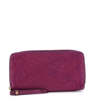 Louis Vuitton Zippy Wallet Monogram Empreinte Leather