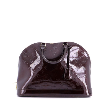 Louis Vuitton Alma Handbag Monogram Vernis MM
