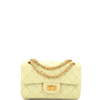 Chanel Reissue 2.55 Flap Bag Quilted Aged Calfskin Mini