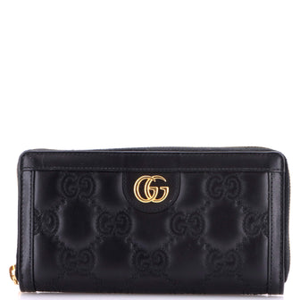Gucci Ophidia Zip Around Wallet GG Matelasse Leather