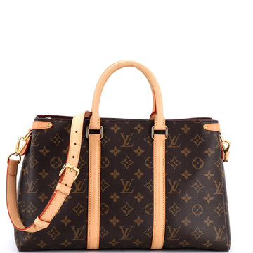Louis Vuitton Soufflot Tote Monogram Canvas with Leather MM