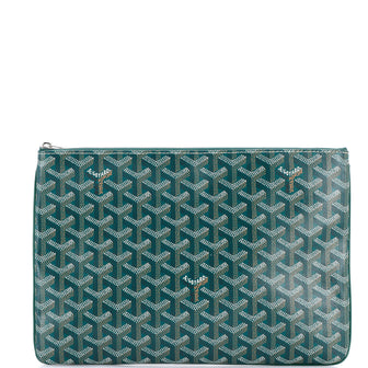 Goyard Senat Zip Pouch Coated Canvas MM